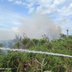 陸海空全動員灌救　綠島森林大火順利撲滅